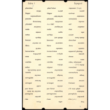 L'espagnol des Espagnols. Fascicule annexe, vocabulaire des scènes 1 à 48