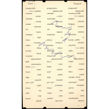 L'espagnol des Espagnols. Fascicule annexe, vocabulaire des scènes 1 à 48
