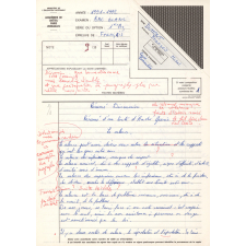 Baccalauréat A3 (1992 et 1993). Convocation et sujets. 