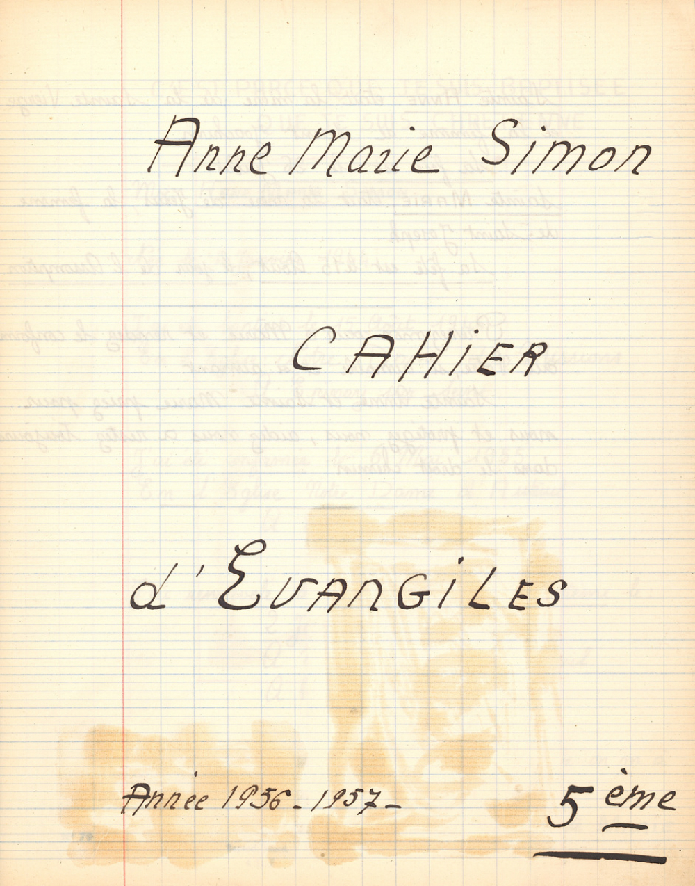 Cahier d'Evangiles