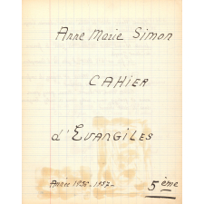Cahier d'Evangiles
