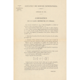 Agrégation des Sciences Mathématiques. Concours de 1912 : composition sur le calcul différentiel et intégral