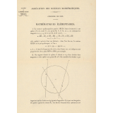 Agrégation des Sciences Mathématiques. Concours de 1912 : mathématiques élémentaires