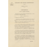 Agrégation des Sciences Mathématiques. Concours de 1914 : composition sur un sujet d'analyse