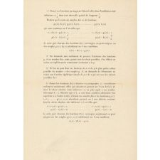 Agrégation des Sciences Mathématiques. Concours de 1919 : problème de calcul différentiel et intégral