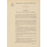 Agrégation des Sciences Mathématiques. Session de 1922 : problème de calcul différentiel et intégral