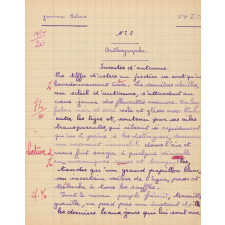 Feuilles des dictées