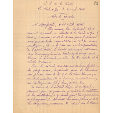 Correspondance administrative reçue par Mlle Brochard, institutrice à Bouin - Vendée (1945 - 1961)