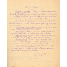 Recueils de notes de service.