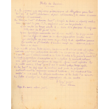Recueils de notes de service.