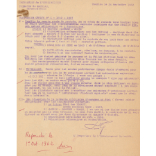 Correspondance administrative de l'école de Saint-Georges (1962 à 1967). 