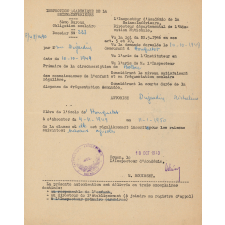 Correspondance administrative de l'école d'Houquetot (1949 à 1953). 