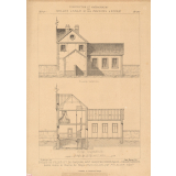 Ecole mixte et Mairie de Néron (Eure-et-Loire), par Mr. Leloup Architecte.