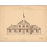Ecole de Voves, (Eure-et-Loire), par Mr. Peulvey, Architecte.