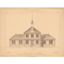 Ecole de Voves, (Eure-et-Loire), par Mr. Peulvey, Architecte.