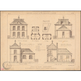 Ecole de Montaillé, (Sarthe), par Mr. Gombert, Architecte.