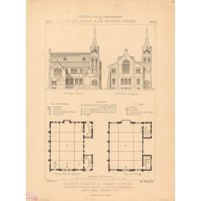 Ecole de St Thomas, Halliwell Bolton (Angleterre) par M. Knill Freeman, Architecte.