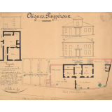 Aignes-et-Puypéroux. Plan d'ensemble de l'école actuelle et de ses dépendances.