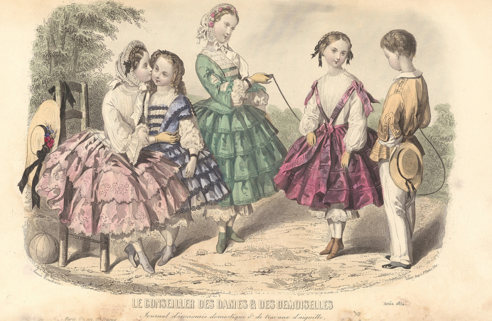 Le conseiller des dames et des demoiselles : Journal d'économie domestique et de travaux d'aiguille : Illustration