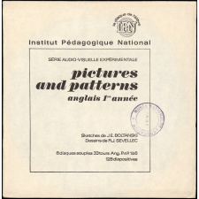 Pictures and patterns : anglais 1re année. Disque de l'élève