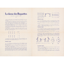 La danse des Tambourins. La danse des sept pas, la danse des Baguettes.