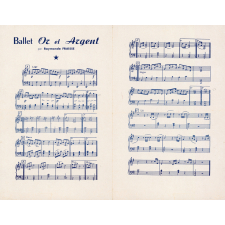 Ballet or et argent