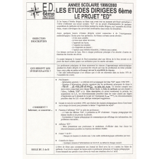 A propos de certaines actions qui seront menées cette année…
