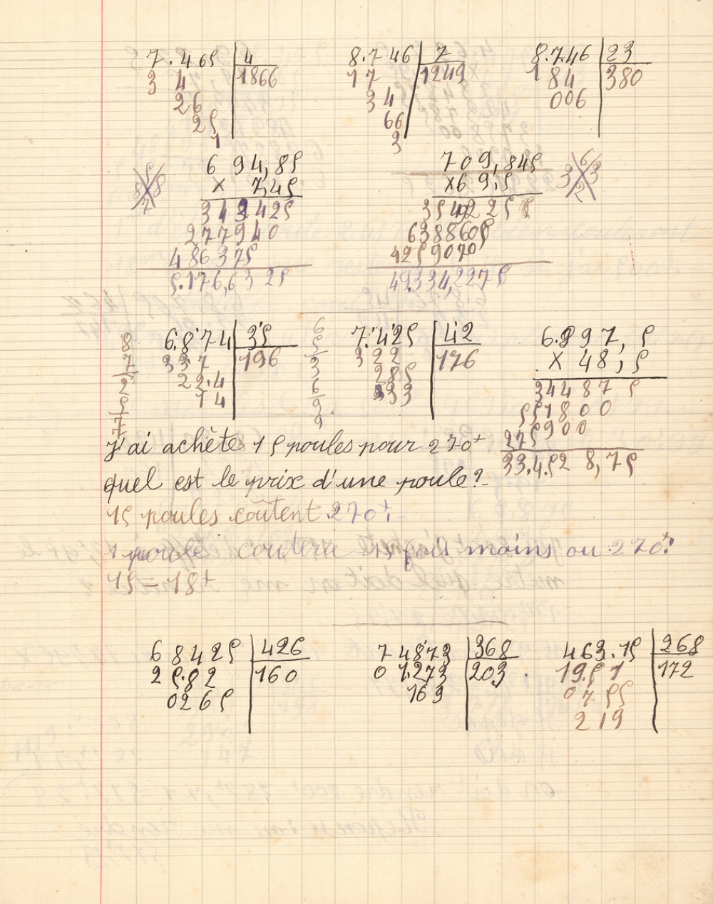 Cahier journalier