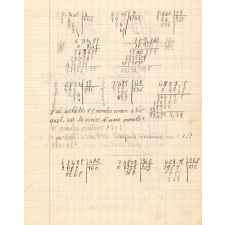 Cahier journalier
