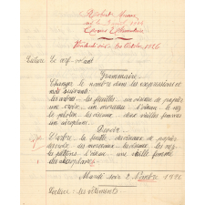 Cahier journalier