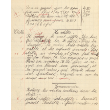Cahier journalier
