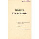 Mémento d'orthographe