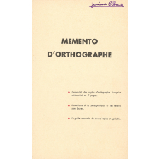 Mémento d'orthographe