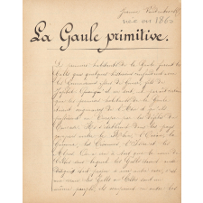 La Gaule primitive