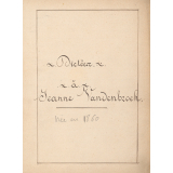 Dictées à Jeanne Vandenbroek