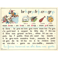 Tableau mural. Rémi et Aline. Niveau 2. N°1: br, pr, dr, vr / N°2 : bl, pl, fl, cl, gl.