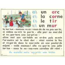 Tableau mural. Rémi et Aline. Niveau 2. N°3 : ar, or, ir, ur / N°4 : our, oir, eur.