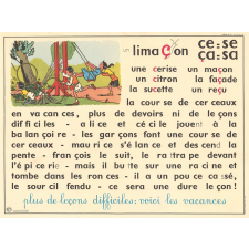 Tableau mural. Rémi et Aline. Niveau 2. N°17 : g, j / N°18 : ce = se, ça = sa.