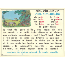 Tableau mural. Rémi et Aline. Niveau 2. N°11: oe =e, oeu = eu / N°12 : ain = ein = un = in.