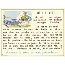 Tableau mural. Rémi et Aline. Niveau 2. N°13 : ai, ei / N°14 : et, er, ez, ied, ier, iez.