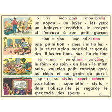 Tableau mural. Rémi et Aline. Niveau 2. N°23 : ill, ail, eil, euil / N°24 : y =ii.