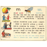 Tableau mural. Rémi et Aline. Niveau 1. N°7-m/ N°8-l.