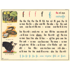 Tableau mural. Rémi et Aline. Niveau 1. N°13 : b / N°14 : f.