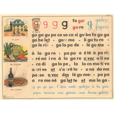 Tableau mural. Rémi et Aline. Niveau 1. N°15 : g / N°16 : j.