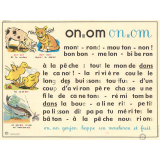 Tableau mural. Rémi et Aline. Niveau 1. N°19 : on / N°20 : oi.