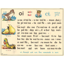 Tableau mural. Rémi et Aline. Niveau 1. N°19 : on / N°20 : oi.