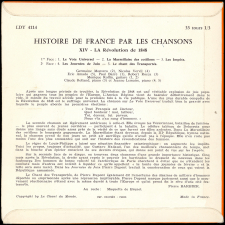 Histoire de France par les chansons. 14, La Révolution de 1848