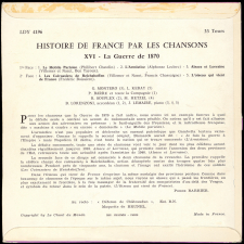 Histoire de France par les chansons. 16, La Guerre de 1870