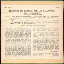 Histoire de France par les chansons. 19, IIIème République :  au temps de Monsieur Grévy