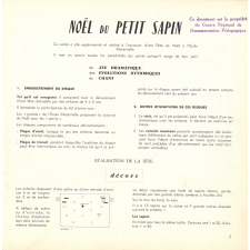 Noël du petit sapin : jeu dramatique